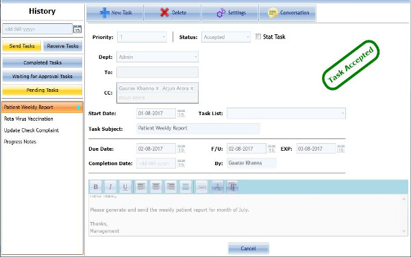 Task Management | Volcor Software